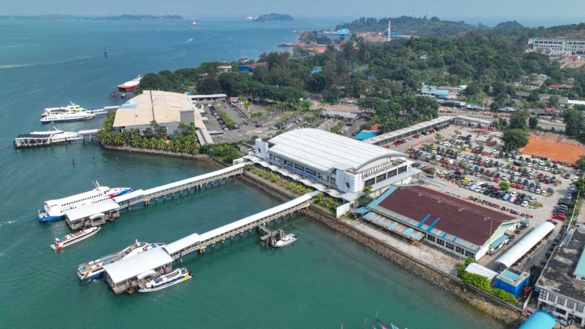 Terminal Ferry Domestik dan Terminal Ferry Internasional Sekupang yang dikelola BUP BP Batam. (foto: Humas BP Batam)