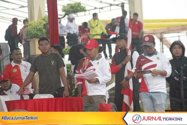 Kadispora Usman saat memberikan kata sambutan (JurnalTerkini.id/edy kencana)