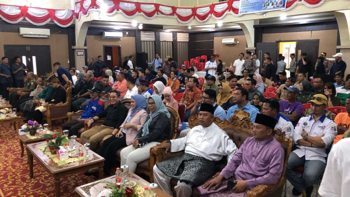 Peringatan Hari Buruh di Gedung Nasional, Tanjung Balai Karimun, 1 Mei 2025. (Foto: BPJS Ketenagakerjaan Karimun)