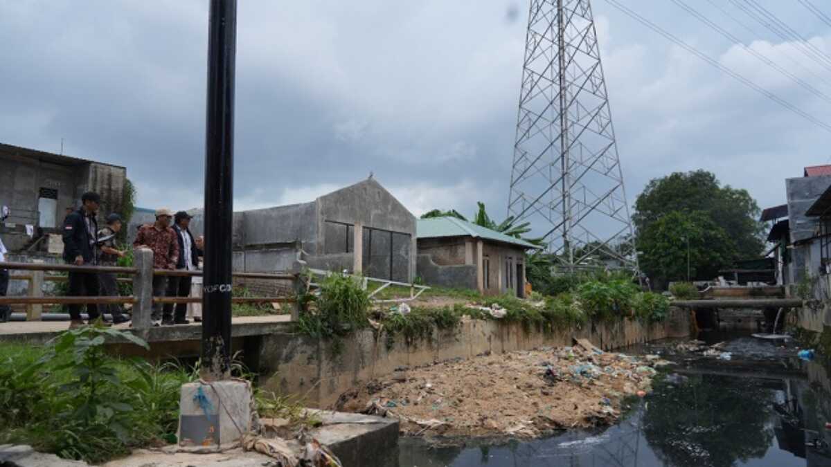 Salah satu titik rawan banjir di Kota Batam (foto: humasbpbatam)