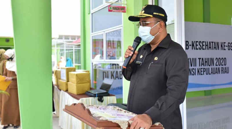 Karimun bangun wisata tangguh COVID-19. Foto: Bupati Karimun Aunur Rafiq dalam satu acara beberapa waktu lalu. (Foto: yra)