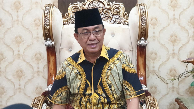 Bupati Inhil HM Wardan. Dua minggu Inhil nihil kasus baru COVID-19. (foto: Humas Pemkab Inhil)