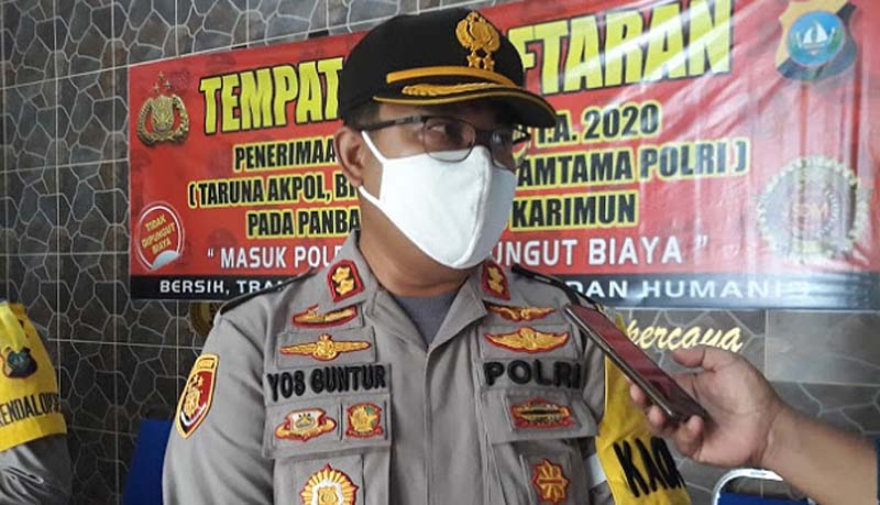 AKBP Yos Guntur Yudi Fauris Susanto ketika bertugas di Polres Karimun. Yos Guntur dipromosi jadi Kapolresta Barelang. (foto: rdi)
