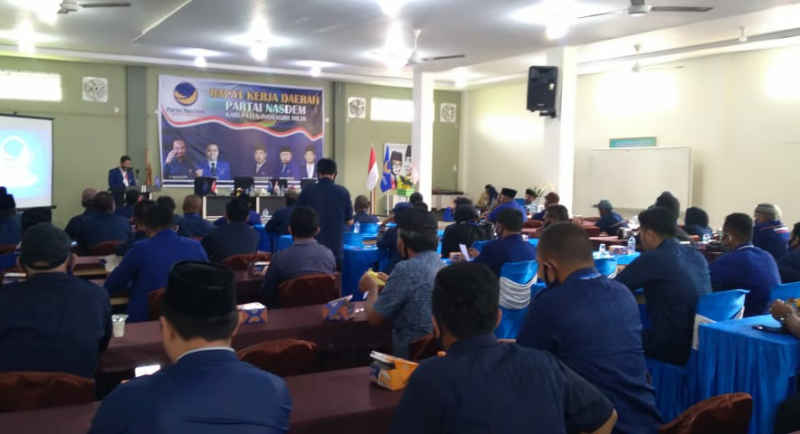 NasDem Inhil gelar rakerda, ini fokus agendanya. (Foto: Abdullah)