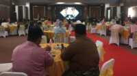 Syukuran Hari Jadi Kabupaten Karimun ke-21 di Kantor Bupati Karimun, Senin (12/10/2020. Sekilas capaian pembangunan Karimun di Hari Jadi ke-21. (foto: PS)