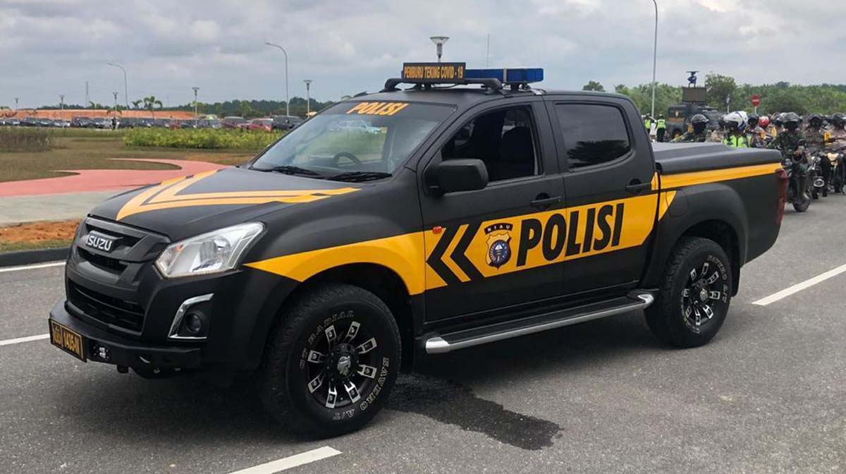 Operasi Pemburu Teking Polda Riau Didukung peralatan canggih, Satgas Pemburu Teking jaring 4.414 pelanggar protokol kesehatan. (foto: istimewa)