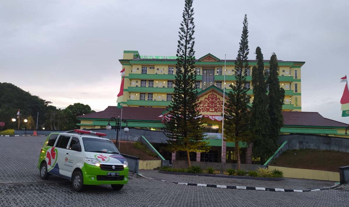 Pasien covid karimun RSUD Muhammad Sani, rumah sakit rujukan pasien COVID-19 di Karimun. (foto: yra)