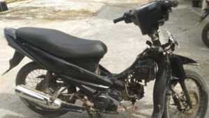 Barang bukti kasus curanmor di Masjid Al Huda Tembilahan. (foto: Dok. KSKP Tembilahan)