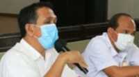 Jubir COVID-19 Kota Medan Jubir COVID-19 Kota Medan Mardohar Tambunan dalam acara sosialisasi Perwali Kota Medan No 27 tahun 2020 tentang pencegahan dan penanganan COVID-19.