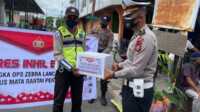 Operasi Zebra Lancang Kuning di Inhil Operasi Zebra Lancang Kuning 2020 yang digelar Satlantas Polres Karimun mengedepankan edukasi pencegahan COVID-19 dan keselamatan berkendara. (foto: abd)