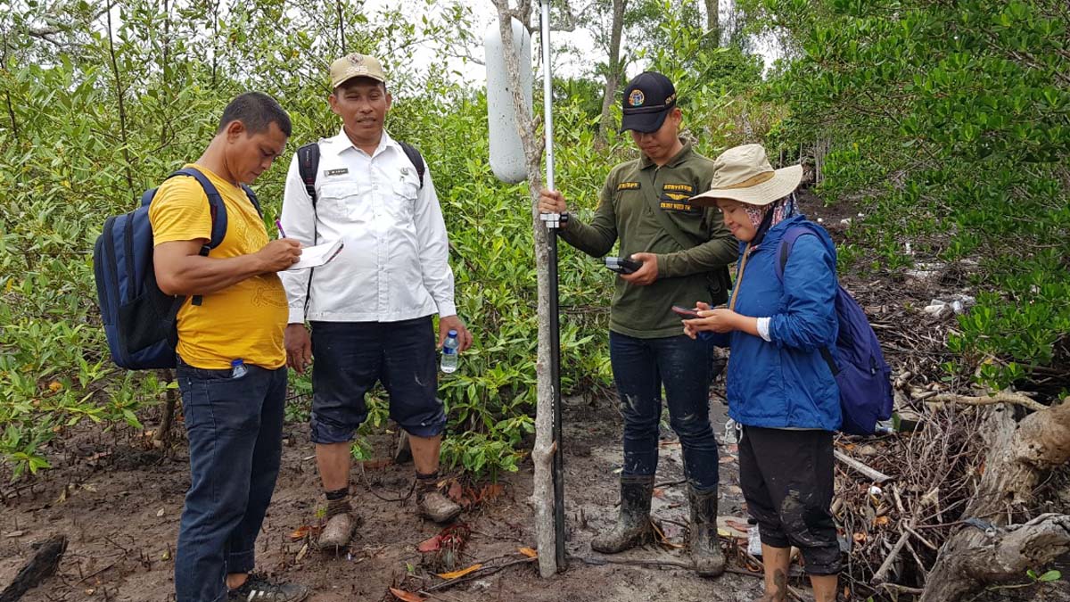 Ditjen Penataan Ruang Laut (PRL) Kementerian Kelautan dan Perikanan melakukan sertifikasi Hak Atas Tanah di Pulau Rangsang,Kepulauan Meranti. (foto: dok, Ditjen PRL KKP)