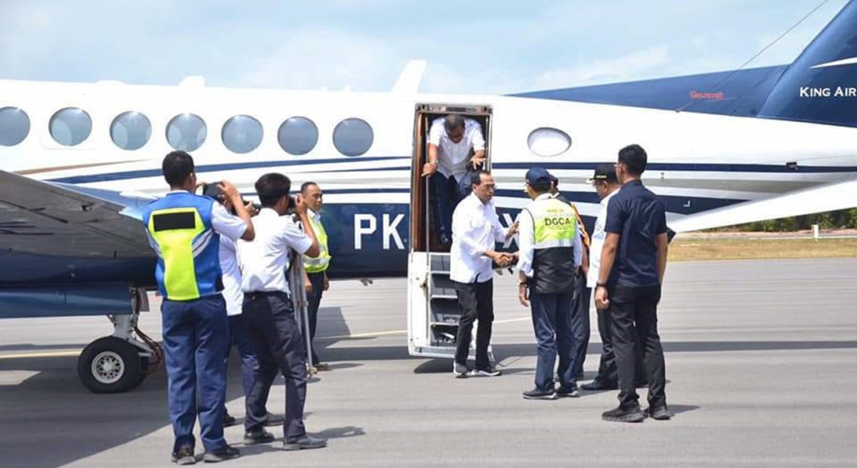 Kunjungan Kerja Menteri Perhubungan ke Karimun Februari 2020 lalu.
