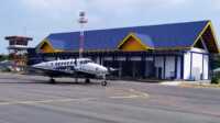 Bandara Raja Haji Abdullah, Bati, Kecamatan Tebing, Kabupaten Karimun. (foto: yra)