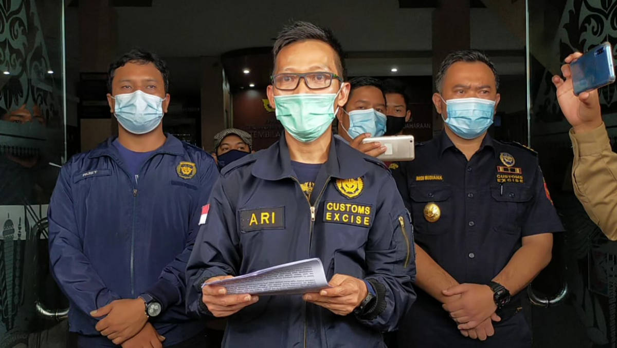 Kepala KPPBC Tembilahan Ari Wibowo Yusuf (foto: abdullah)