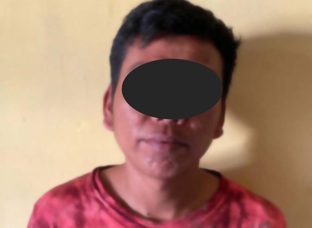 Polsek Muara rakitan bekuk pengedar sabu-sabu1 Tersangka Ta, pemuda Muara Lakitan ditangkap karena diduga mengedarkan sabu-sabu. (foto: abk)