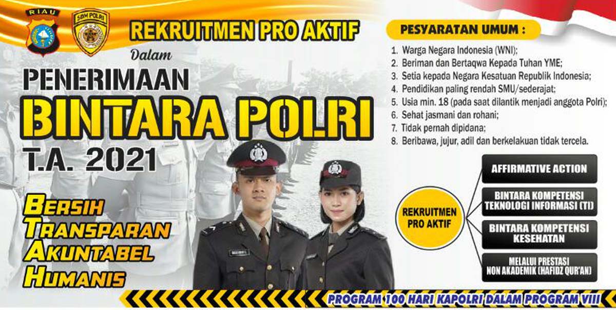 Polres Inhil buka rekrutmen bintara