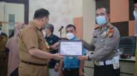 Polres Inhil terima penghargaan instansi terbaik
