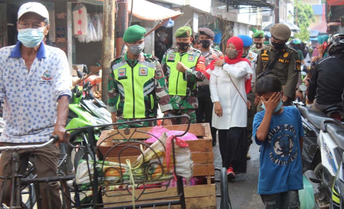 Satgas Penegakan Disiplin Prokes Inhil razia gabungan skala besar cegah penyebaran COVID-19.