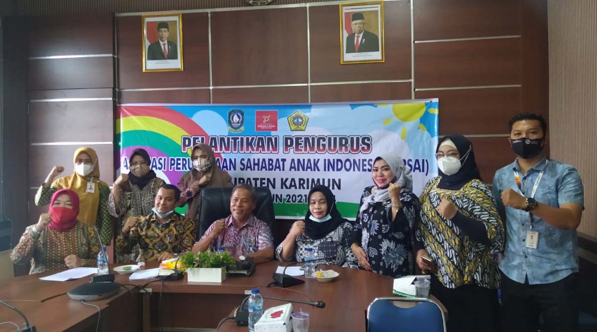 Asosiasi Perusahaan Sahabat Anak Indonesia Karimun Kepengurusan Asosiasi Perusahaan Sahabat Anak Indonesia (APSAI) Kabupaten Karimun resmi dilantik, Kamis (25/3/2021). (foto: yra)