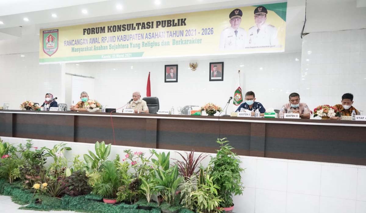 Forum Konsultasi Publik RPJMD Kabupaten Asahan.