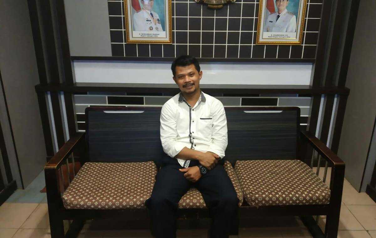 Ketua KPAI Kabupaten Inhil, Adam Sarno, S.Pd.I. (foto: abdullah)