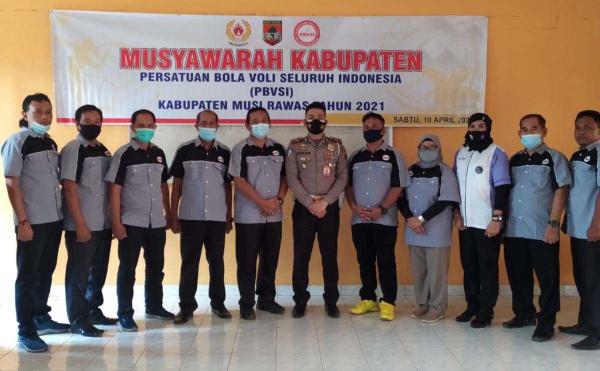 Kapolres Mura Ketua PBVSI Musi Rawas