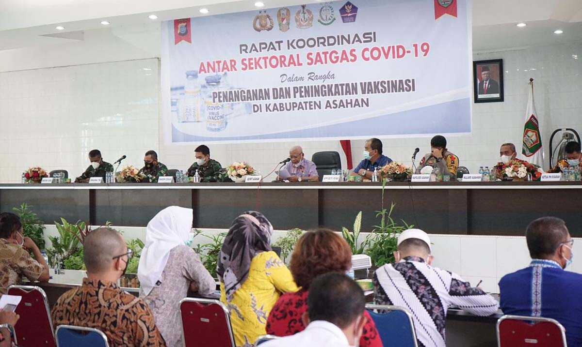 Rakor satgas COVID-19 Asahan
