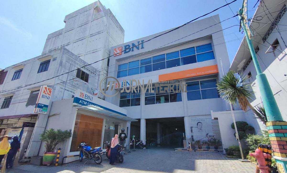 Kantor BNI Cabang Tanjung Balai Karimun di Jalan Trikora. (foto: yra)