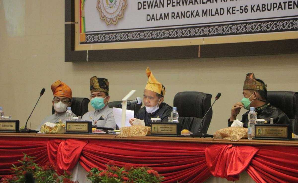 rapat paripurna milad Inhil-2