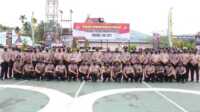46 personel Polres Inhil naik di Hari Bhayangkara ke-75.