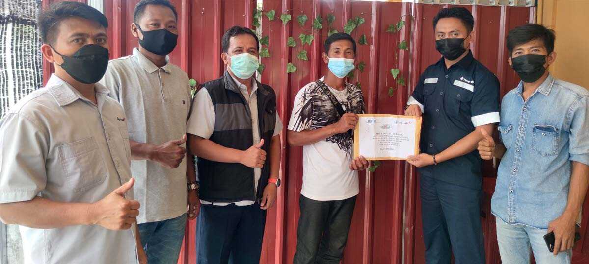 bantuan timah alat tangkap ikan