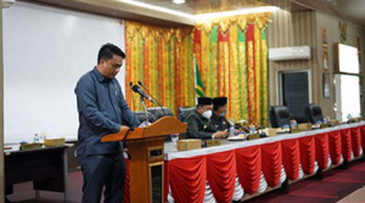 rapat paripurna DPRD Meranti susunan perangkat daerah