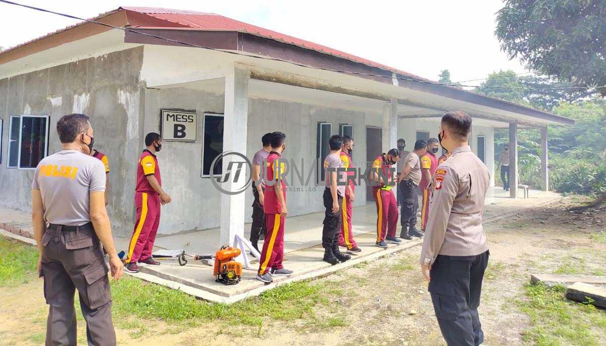 Tempat isolasi khusus bagi personel Polres Karimun. (foto: yra)