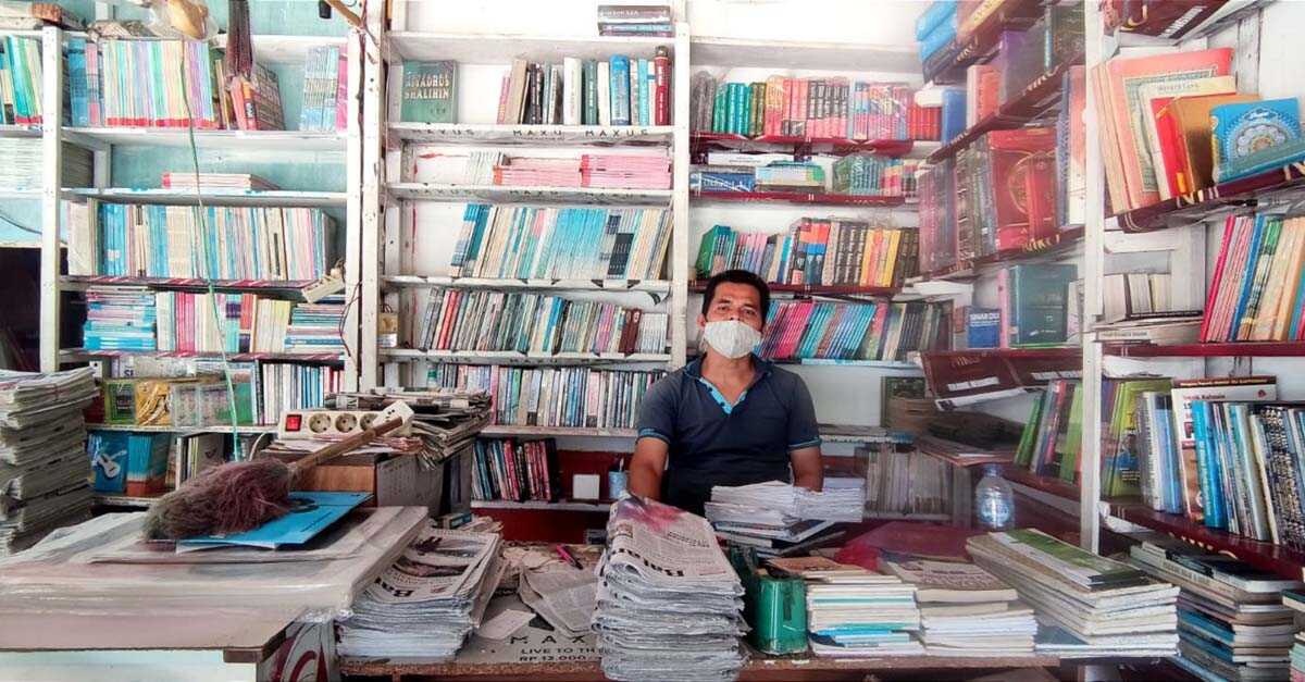 Toko Buku Yun Agency, bertahan dihantam digitalisasi.