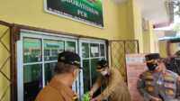 laboratorium PCR Karimun Bupati Karimun Aunur Rafiq didampingi Wakil Bupati Anwar Hasyim dan Kapolres AKBP Muhammad Adenan meresmikan Laboratorium PCR RSUD Muhammad Sani.