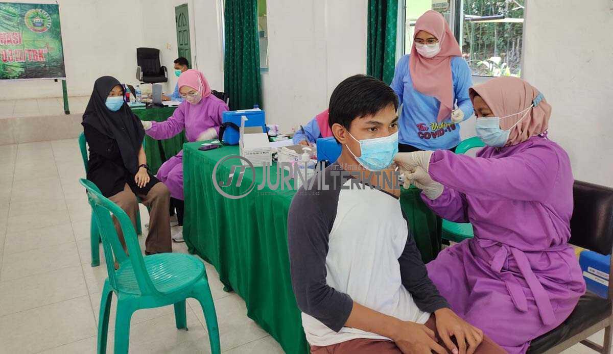 Dorong Percepatan Vaksinasi, Kodim 0317/TBK Gelar Vaksinasi Gurindam 12.