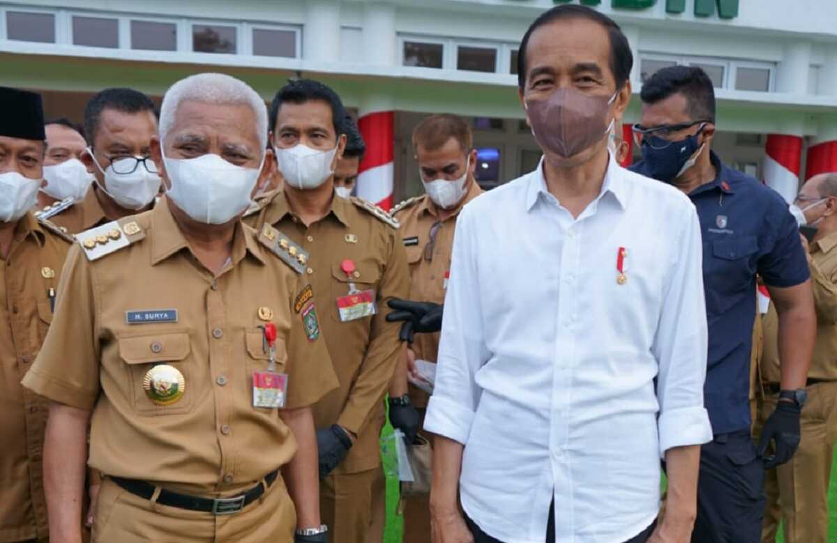 Bupati Asahan hadiri acara jokowi