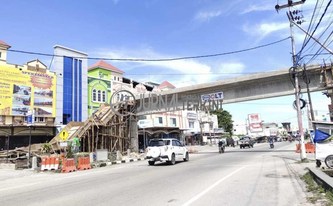 JPO pertama di Karimun mulai dibangun (foto: yra)