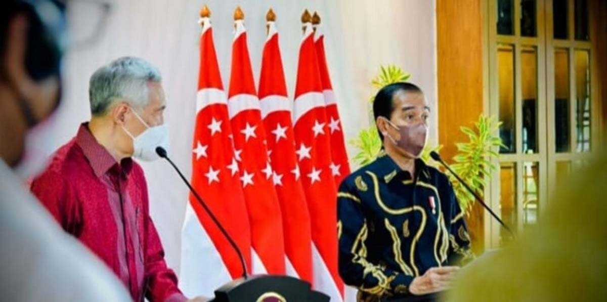 Presiden Jokowi-PM Singapura