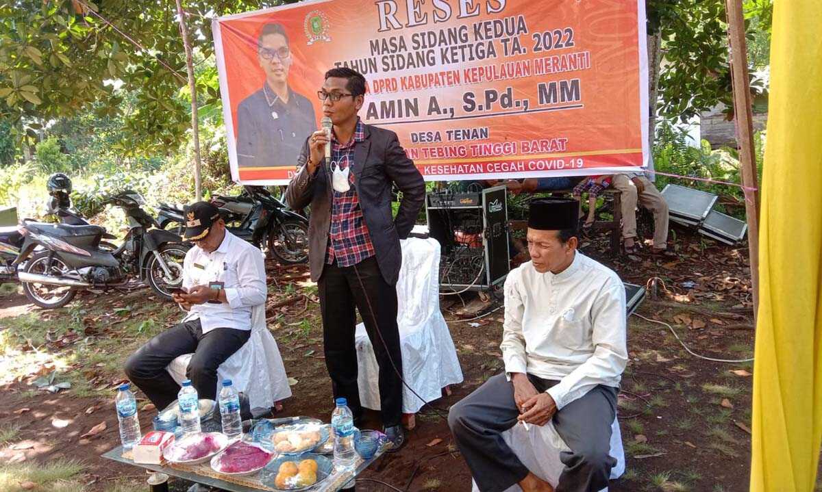 Reses anggota DPRD Meranti Al Amin-1