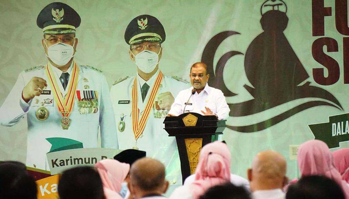 bupati karimun buka forum SKPD 2022