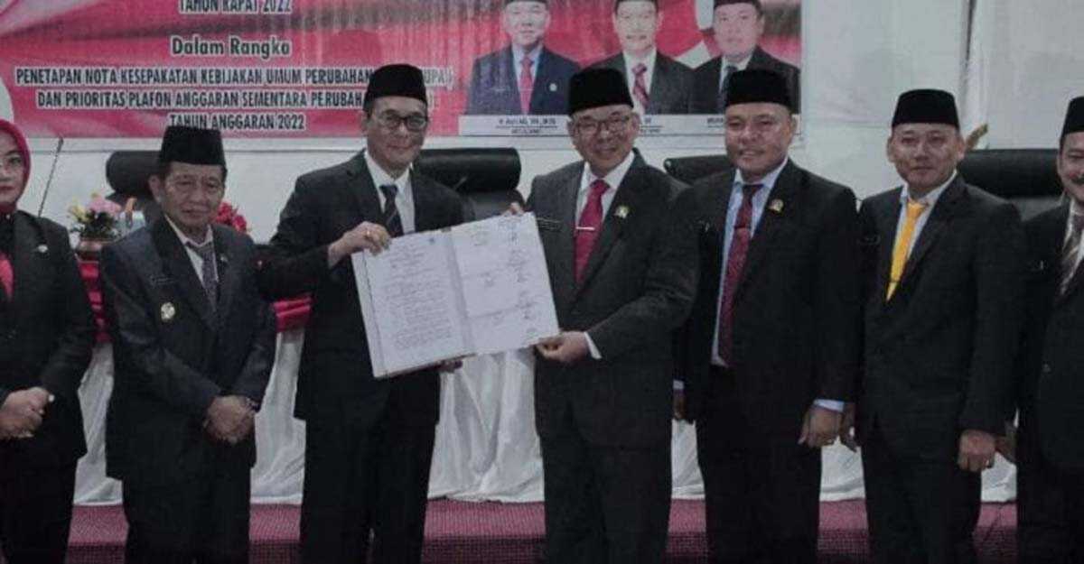 pengesahan apbd-p kabupaten pali