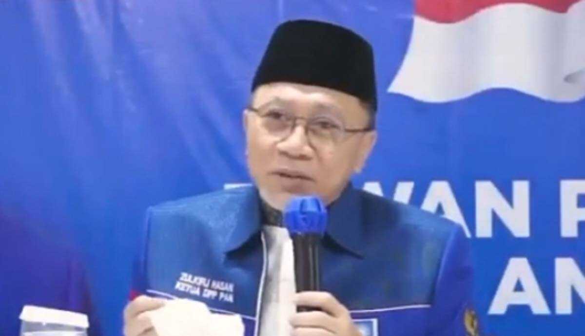 Ketua Umum PAN Zulkifli Hasan (Zulhas) (Foto tangkapan layar video 20 detik)