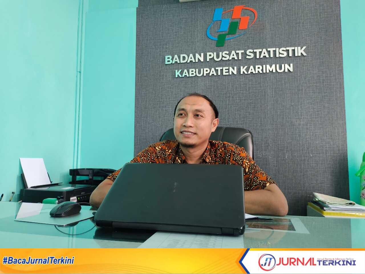 Kepala Badan Pusat Statistik (BPS) Kabupaten Karimun, Donny Cahyo Wibowo (jurnal/yogi)