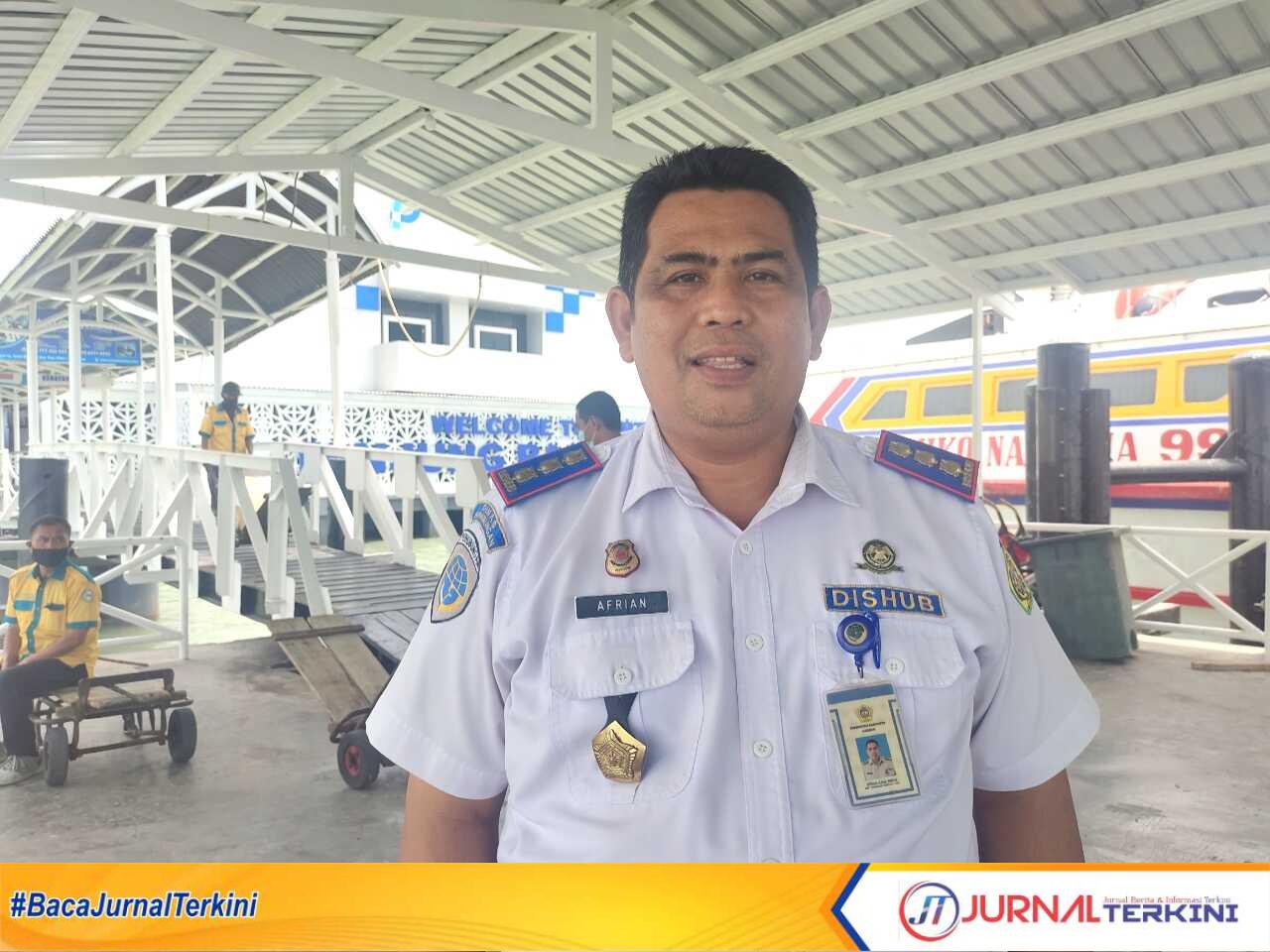 Kadishub Karimun Afiran Kepala Dinas Perhubungan Karimun Afriyan (JurnalTerkini.id/yogi)
