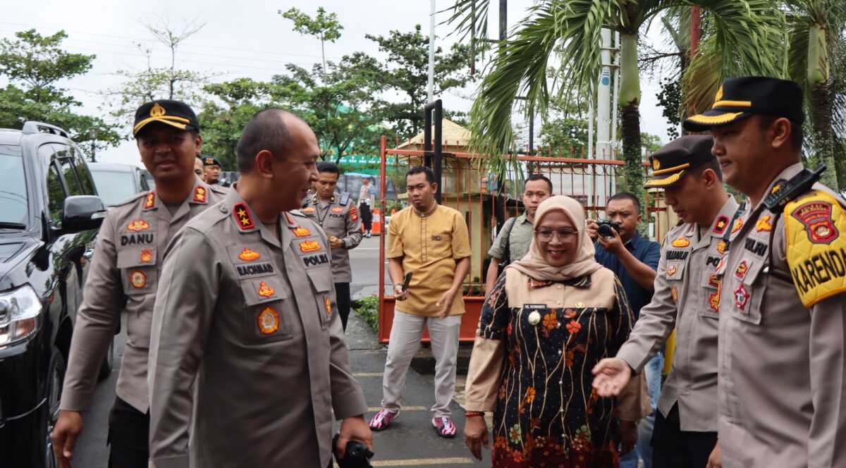 Kapolda Sumatera Selatan kunjungan kerja ke Mapolres Musi Rawas, Kamis (23/2/2023). (Foto: ist)
