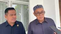 Ketua DPRD Muratara Efriyansyah dan Ketua Komisi II Ruslan (JurnalTerkini.id/alam budi kesuma)