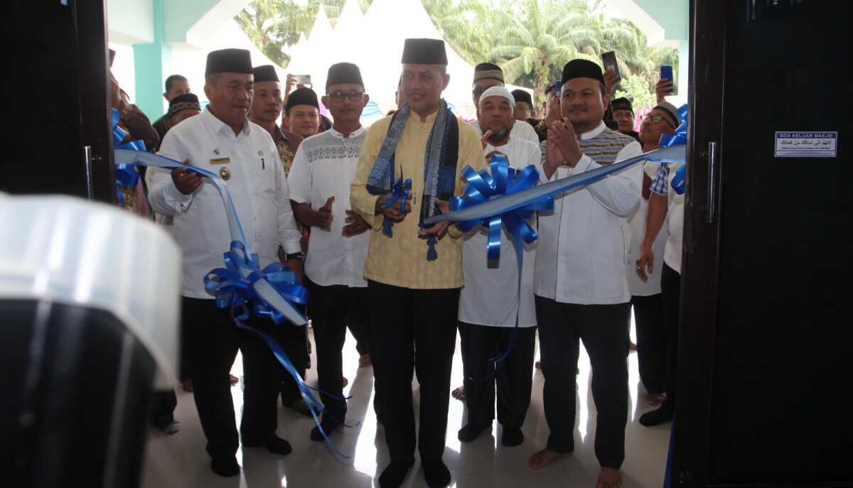 peresmian masjid musyahadah asahan