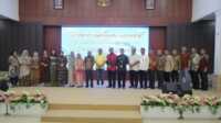 pisah sambut kapolres asahan Foto bersama usai acara pisah sambut Kapolres Asahan di Pendopo Rumah Dinas Bupati, Minggu (16/4/2023). (JurnalTerkini.id/Rizki)