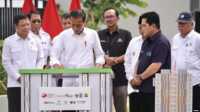 rumah subsidi Presiden Joko Widodo meresmikan Hunian Milenial Perumnas di Margonda, Depok, Jawa Barat, 13 April 2023. (Twitter/@erickthohir)